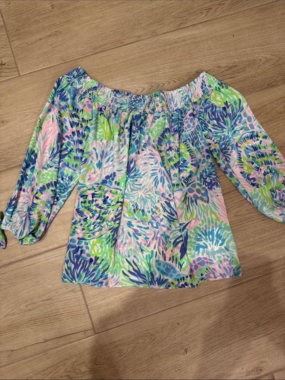 Lilly Pulitzer MaryEllen Top in Multi Shell of a Party Size